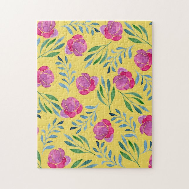 Puzzle Dibujos de flores fáciles (Vertical)