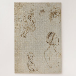 Puzzle Dibujos Maestros del Renacimiento de Leonardo da V