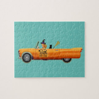 Puzzle Dicen que la bruja es algo malo. Humor de Hallowee