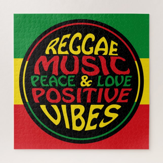 Puzzle Dichos positivos de música reggae (Vertical)