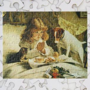 Puzzle Diciendo nuestras oraciones, Suspender Charles Bur
