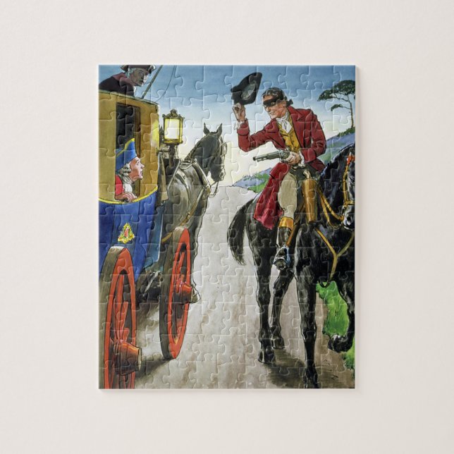 Puzzle Dick Turpin (1706-39) de "píos en el pasado", (Vertical)