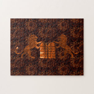 Puzzle Diez mandamientos y leones