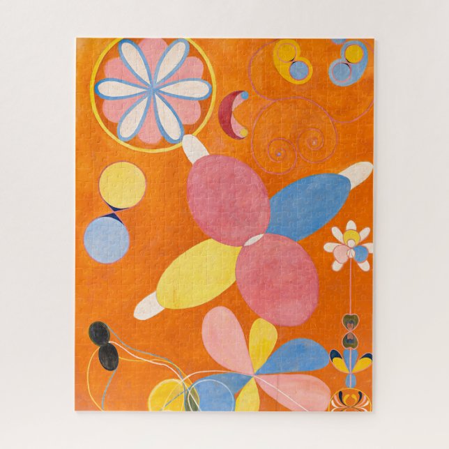 Puzzle Diez mayores, No. 4, jóvenes | Hilma af Klint | (Vertical)