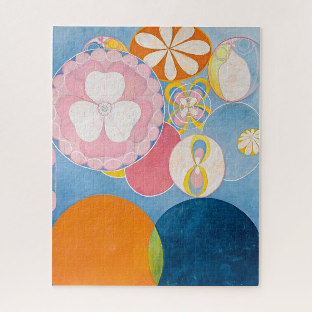 Puzzle Diez mayores, número 2, infancia | Hilma af Klint  (Vertical)