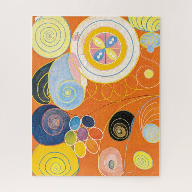 Puzzle Diez mayores, número 3, juventud | Hilma af Klint  (Vertical)