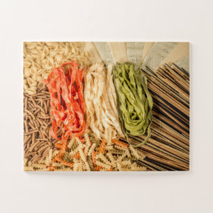 Puzzle Diferentes tipos de pasta