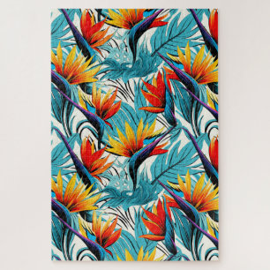 Puzzle Difícil pájaro del paraíso de la Bonito