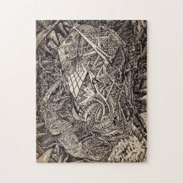 Puzzle Difractado (morador de la cueva),