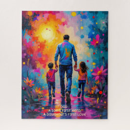 Puzzle Diga el feliz Día del Padre de una manera única