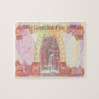 Puzzle Dinero iraquí de 25.000 dinares