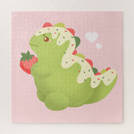 Puzzle Dinosaur de Matcha de Fresa