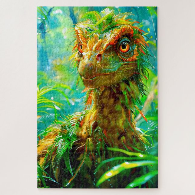 Puzzle Dinosaurio (Vertical)