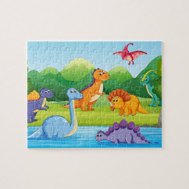 Puzzle Dinosaurio (Horizontal)