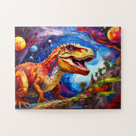 Puzzle Dinosaurio colorido para niños