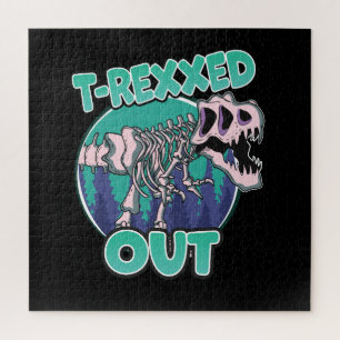 Puzzle Dinosaurio con T-Rex