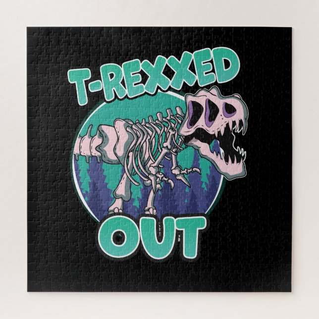Puzzle Dinosaurio con T-Rex (Vertical)