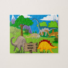 Puzzle Dinosaurio infantil personalizado