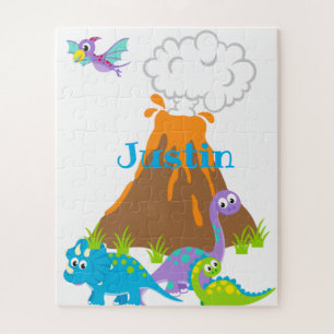 Puzzle Dinosaurio, Poster personalizado