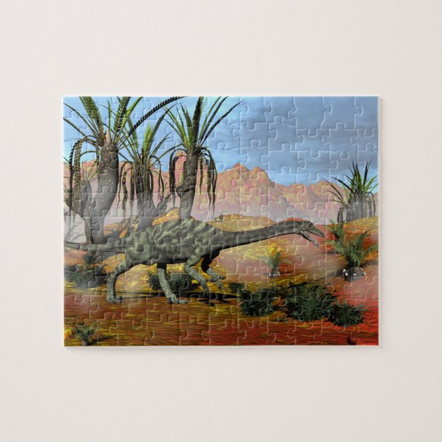 Puzzle Dinosaurios del Anchisaurus - 3D rinden (Horizontal)