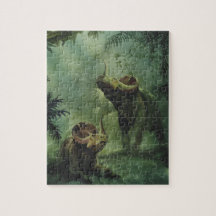 Dinosaurios vintage, Centrosaurus en la jungla