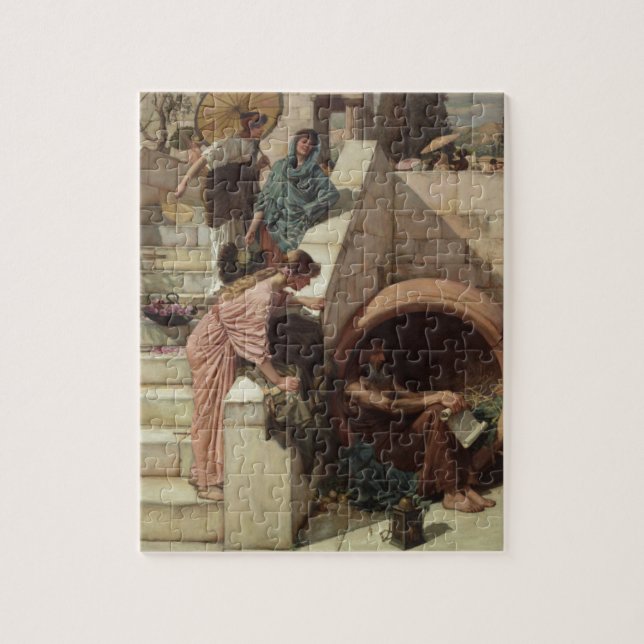 Puzzle Diógenes de John William Waterhouse (Vertical)