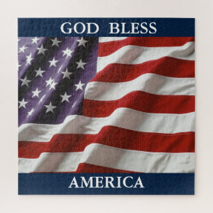 Puzzle Dios bendiga a Estados Unidos