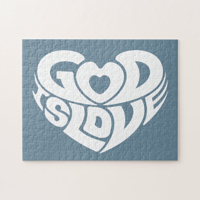 Puzzle Dios cristiano fresco es escritura del verso de la (Horizontal)