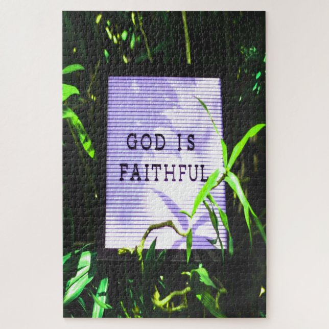 Puzzle Dios es cristiano Inspirador (Vertical)
