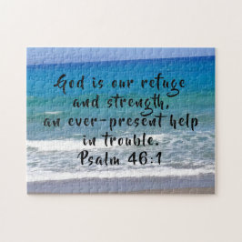 Puzzle Dios Es Nuestro Refugio Y La Fuerza Salmo 46:1 Pla