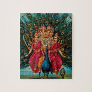 PUZZLE DIOS HINDÚ DE MURUGAN