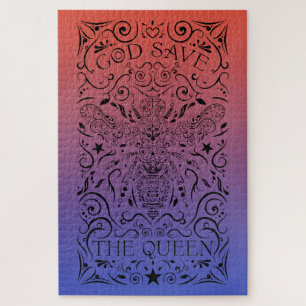 Puzzle dios salve a la abeja reina