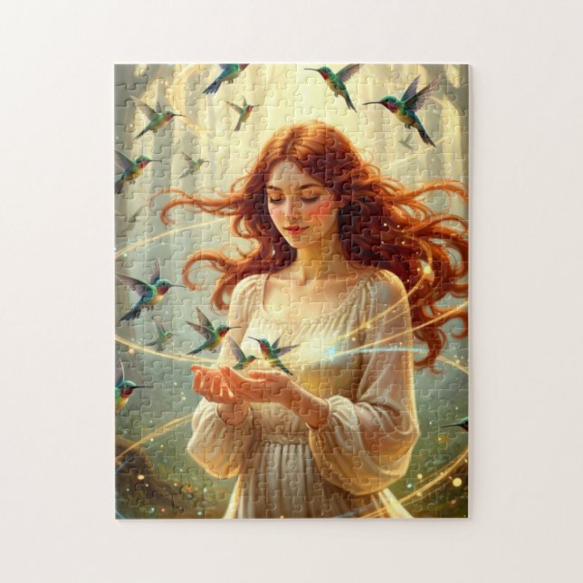 Puzzle Diosa Colibrí (Vertical)