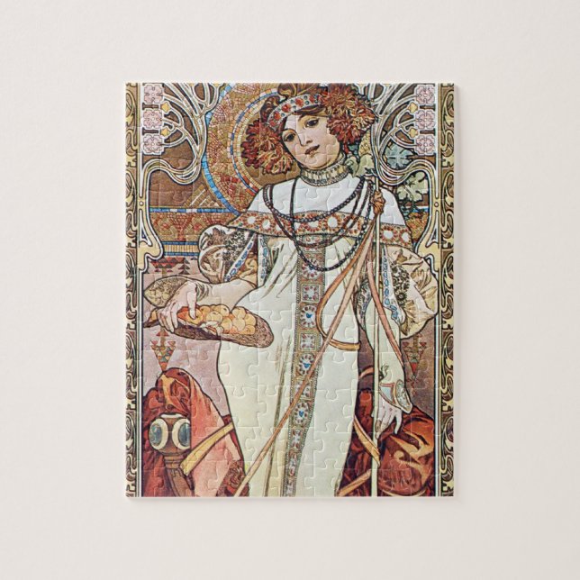Puzzle Diosa de Art Nouveau (Vertical)
