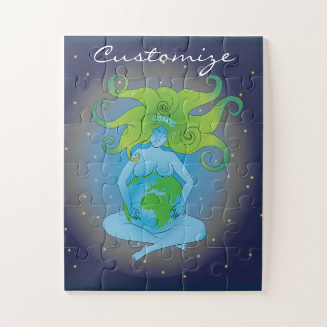 Puzzle Diosa de Gaia de Nueva Era Thunder_Cove (Vertical)