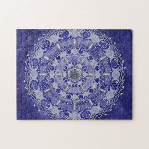 Puzzle Diosa de la luna triple de plata celestial Mandala