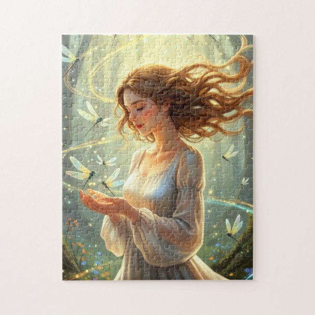 Puzzle Diosa de las libélulas (Vertical)