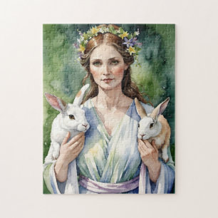 Puzzle Diosa de Ostara Sabbat del Equinoccio de Primavera