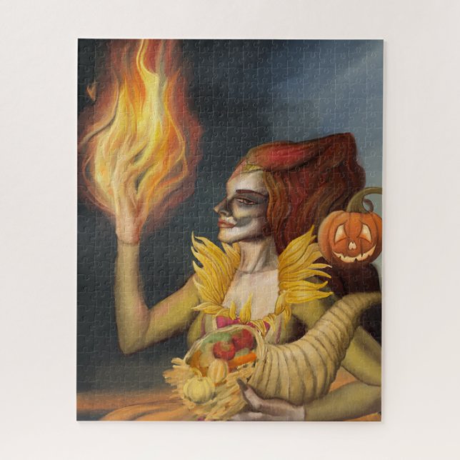 Puzzle Diosa de Otoño (Vertical)