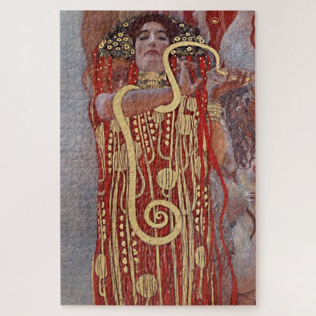 Puzzle Diosa de Salud, Hygieia (Salus), Gustav Klimt (Vertical)
