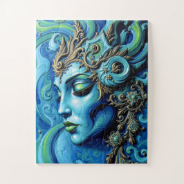 Puzzle Diosa etérea: Fusión del arte y la fantasía