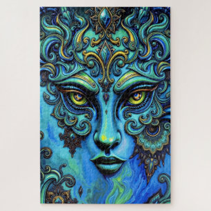 Puzzle Diosa etérea: Fusión del arte y la fantasía