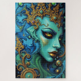 Puzzle Diosa etérea: Fusión del arte y la fantasía