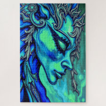 Diosa etérea: Fusión del arte y la fantasía