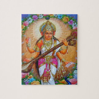 Puzzle Diosa hermosa Saraswati