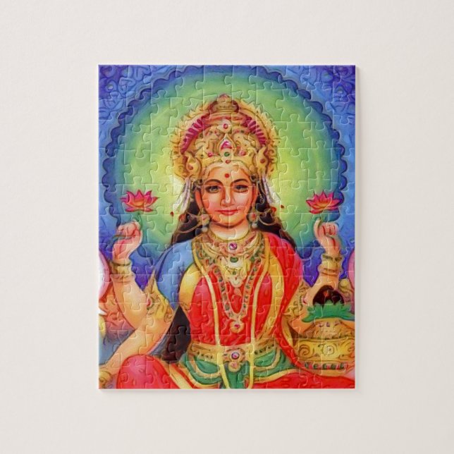 Puzzle Diosa hindú Lakshmi Maa (Vertical)