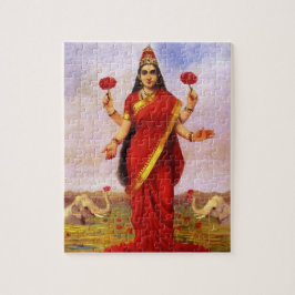 Puzzle Diosa hindú Lakshmi por Raja Ravi Varma