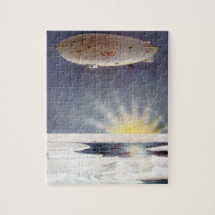 Puzzle Dirigible Norge de Raold Amundsen sobre Polo Norte
