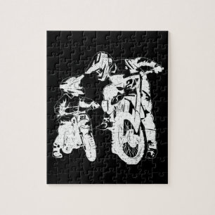 Puzzle Dirt Bike Dad Motocross Motorcycle Biker Father