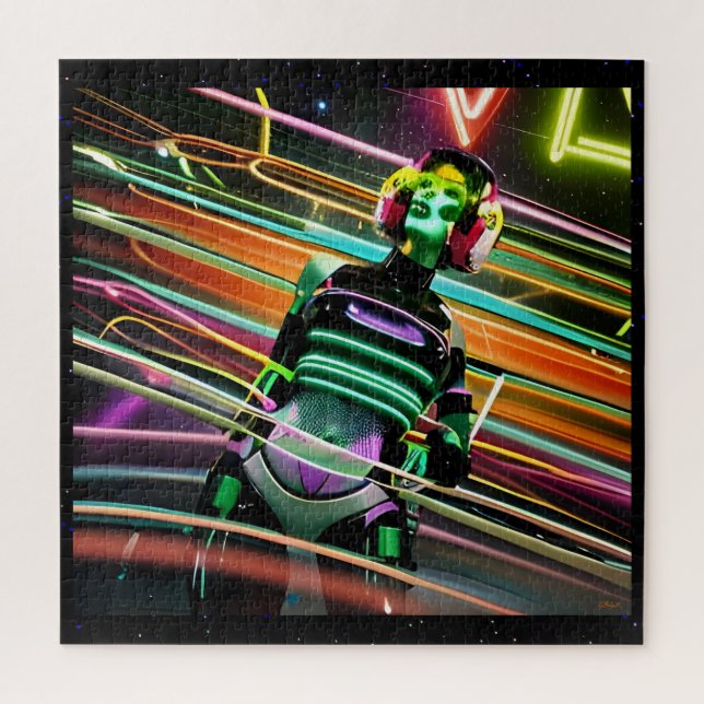 Puzzle Disco Espacial Zombi (Vertical)